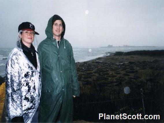 Barbara and Scott visit the elephant seals