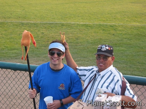 Jon's bachelor party at the San Jose Giants. This guy works in SF sometimes.