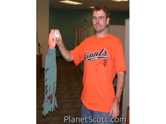 Gil wins the home run ball!