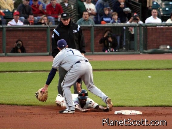 Durham Slides Into Second for Stolen Base (2007-08-24)
