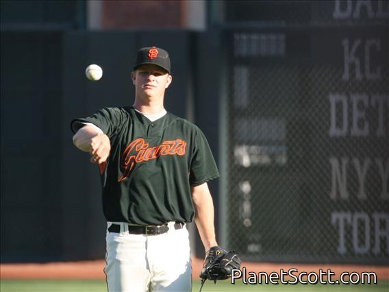 Matt Cain Warms Up (2008)