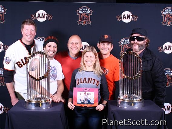 Laine, Adam, Greg, Dave, Jon, and Scott pose with WS Trophies